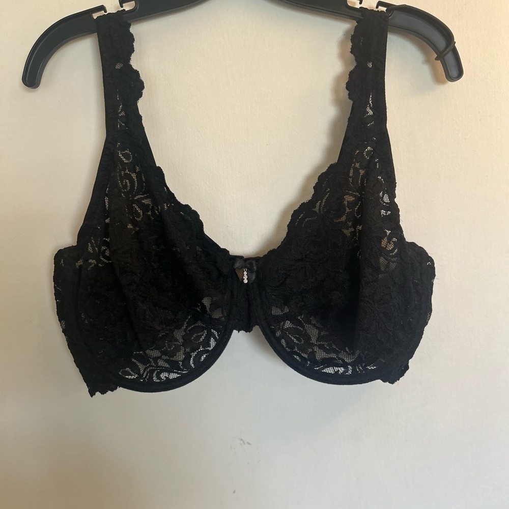 Smart & Sexy 44D Lace black wired bra
